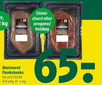 Coop 365 Marineret flanksteaks tilbud