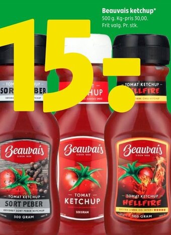 Coop 365 Beauvais ketchup* tilbud