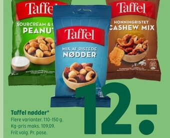 Coop 365 Taffel nødder* tilbud