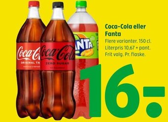 Coop 365 Coca-Cola eller Fanta tilbud