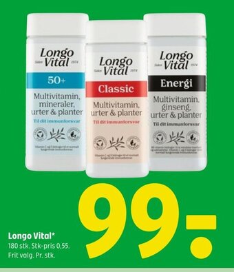 Coop 365 Longo Vital* tilbud