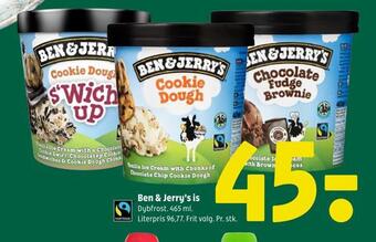 Coop 365 Ben & jerry's is tilbud