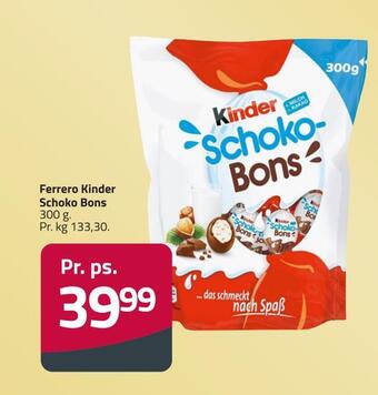 Fleggaard Ferrero kinder schoko bons tilbud