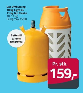 Fleggaard Gas ombytning tilbud