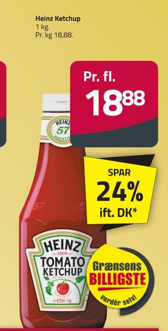 Fleggaard Heinz ketchup tilbud