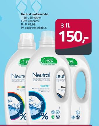 Fleggaard Neutral vaskemiddel tilbud