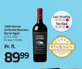 1000 stories zinfandel bourbon barrel aged