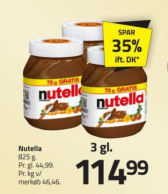 Fleggaard Nutella tilbud