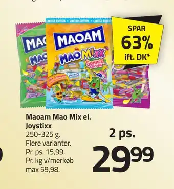 Fleggaard Maoam mao mix el. joystixx tilbud