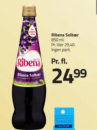 Fleggaard Ribena solbær tilbud