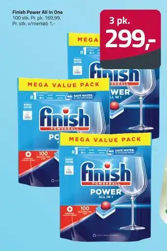 Fleggaard Finish power all in one tilbud
