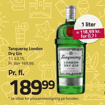 Fleggaard Tanqueray london dry gin tilbud