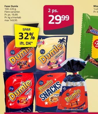 Fleggaard Fazer dumle tilbud