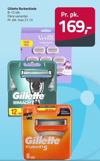 Fleggaard Gillette barberblade tilbud