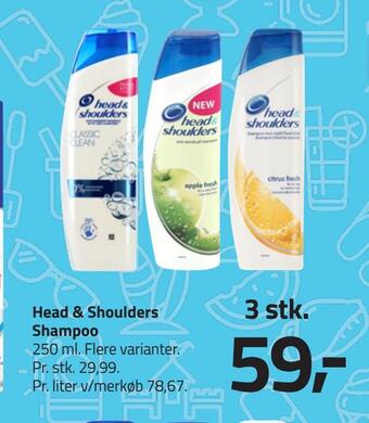 Fleggaard Head & shoulders shampoo tilbud