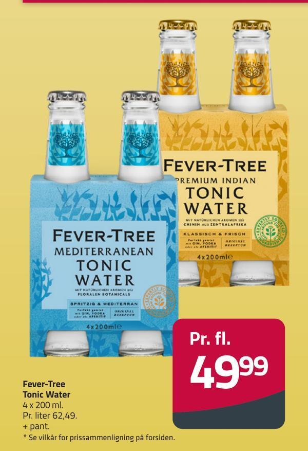 Fevertree tonic water tilbud hos Fleggaard