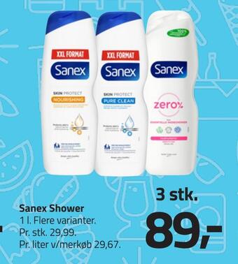Fleggaard Sanex shower tilbud