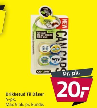 Fleggaard Drikketud til dåser tilbud
