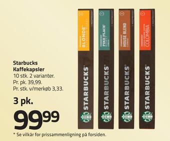Starbucks kaffekapsler