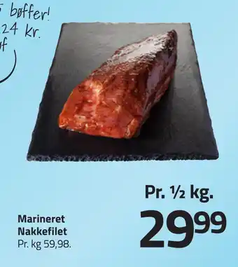 Fleggaard Marineret nakkefilet tilbud
