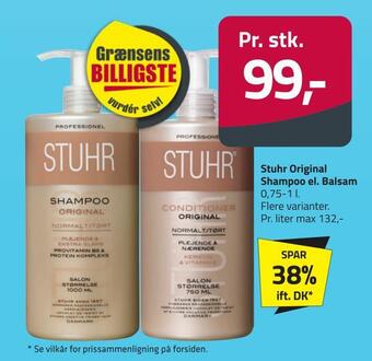 Fleggaard Stuhr original shampoo el. balsam tilbud
