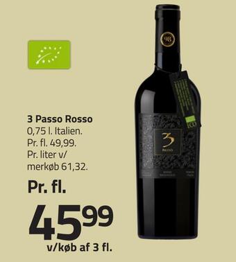 Fleggaard 3 passo rosso tilbud