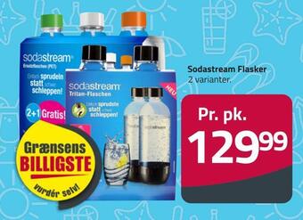 Fleggaard Sodastream flasker tilbud