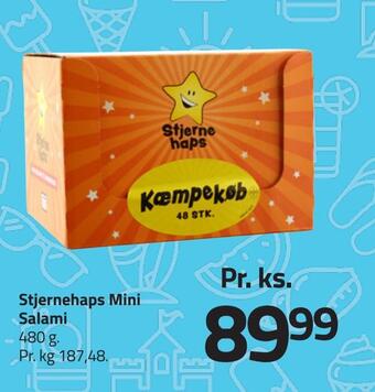 Fleggaard Stjernehaps mini salami tilbud