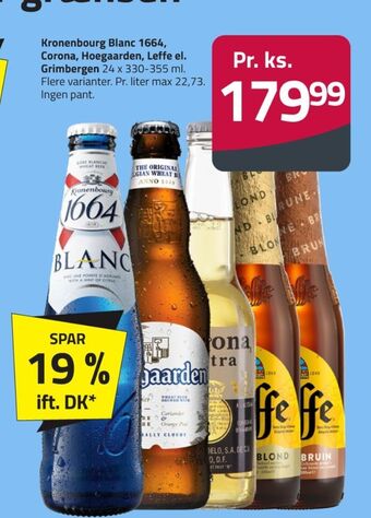 Fleggaard Kronenbourg 1664 specialøl tilbud
