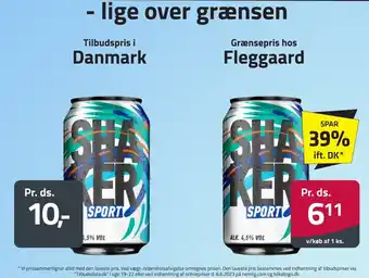Fleggaard Shaker rtd sport tilbud
