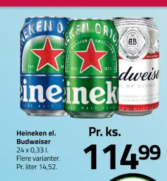 Fleggaard Heineken øl tilbud