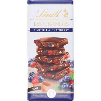 Lindt | lindt les grandes blåbær & tranebær | slik & snacks > chokolade