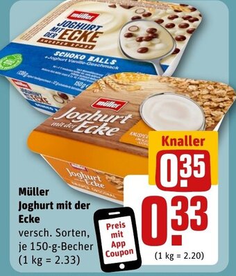 Müller Joghurt mit der Ecke