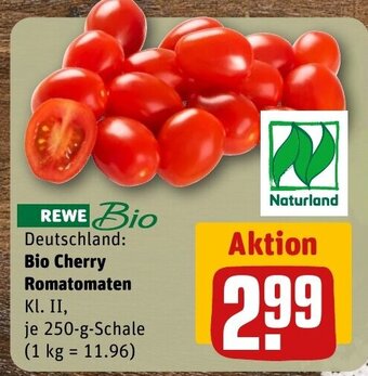 REWE DE Bio Cherry Romatomaten tilbud
