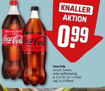 REWE DE Coca-Cola 1.5 L tilbud