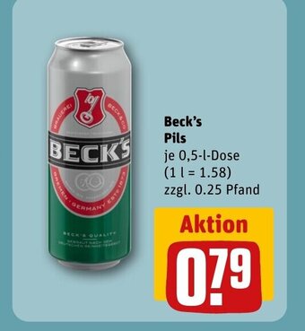 REWE DE Beck's Pils tilbud