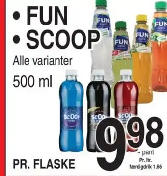 ABC Lavpris • FUN SCOOP Alle varianter 500 ml tilbud