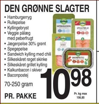 ABC Lavpris DEN GRØNNE SLAGTER tilbud