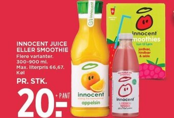 INNOCENT JUICE ELLER SMOOTHIE