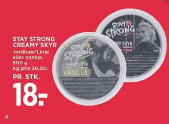 STAY STRONG CREAMY SKYR