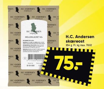 Bilka H.C. Andersen skæreost tilbud