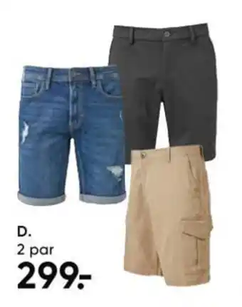 Bilka Shorts. S-2XL. tilbud
