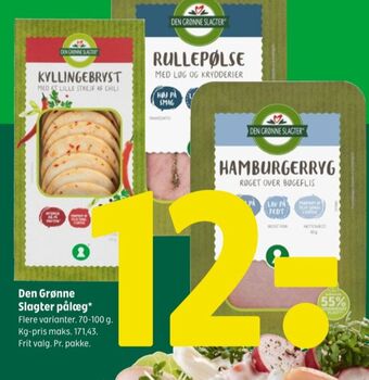 Coop 365 Den grønne slagter rullepølse med løg & krydderier tilbud