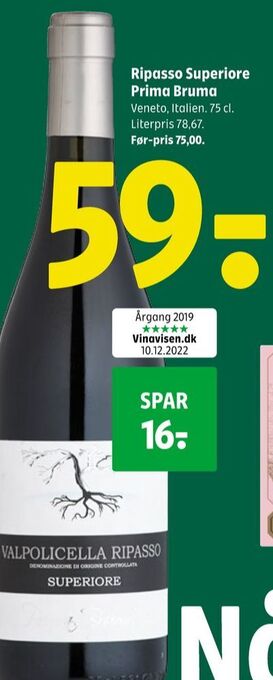 Coop 365 Ukendt italiensk rødvin tilbud