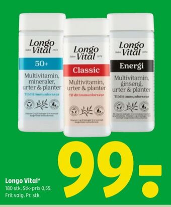 Longo vital kosttilskud