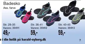 Harald Nyborg Ukendt badesko tilbud