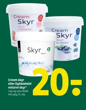 Coop 365 Dybbækdal skyr naturel tilbud