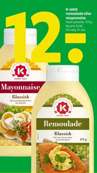 Coop 365 K-salat mayonnaise tilbud