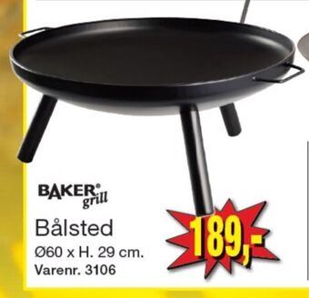Harald Nyborg Baker grill bålsted tilbud