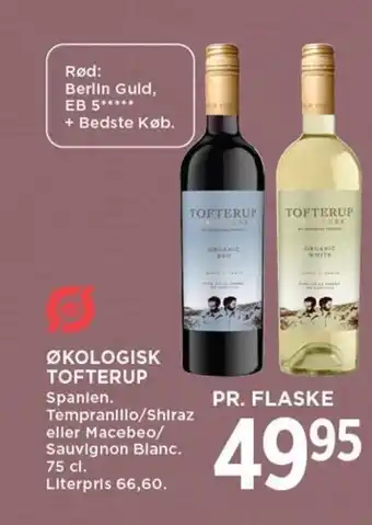 MENY ØKOLOGISK TOFTERUP Spanien. tilbud